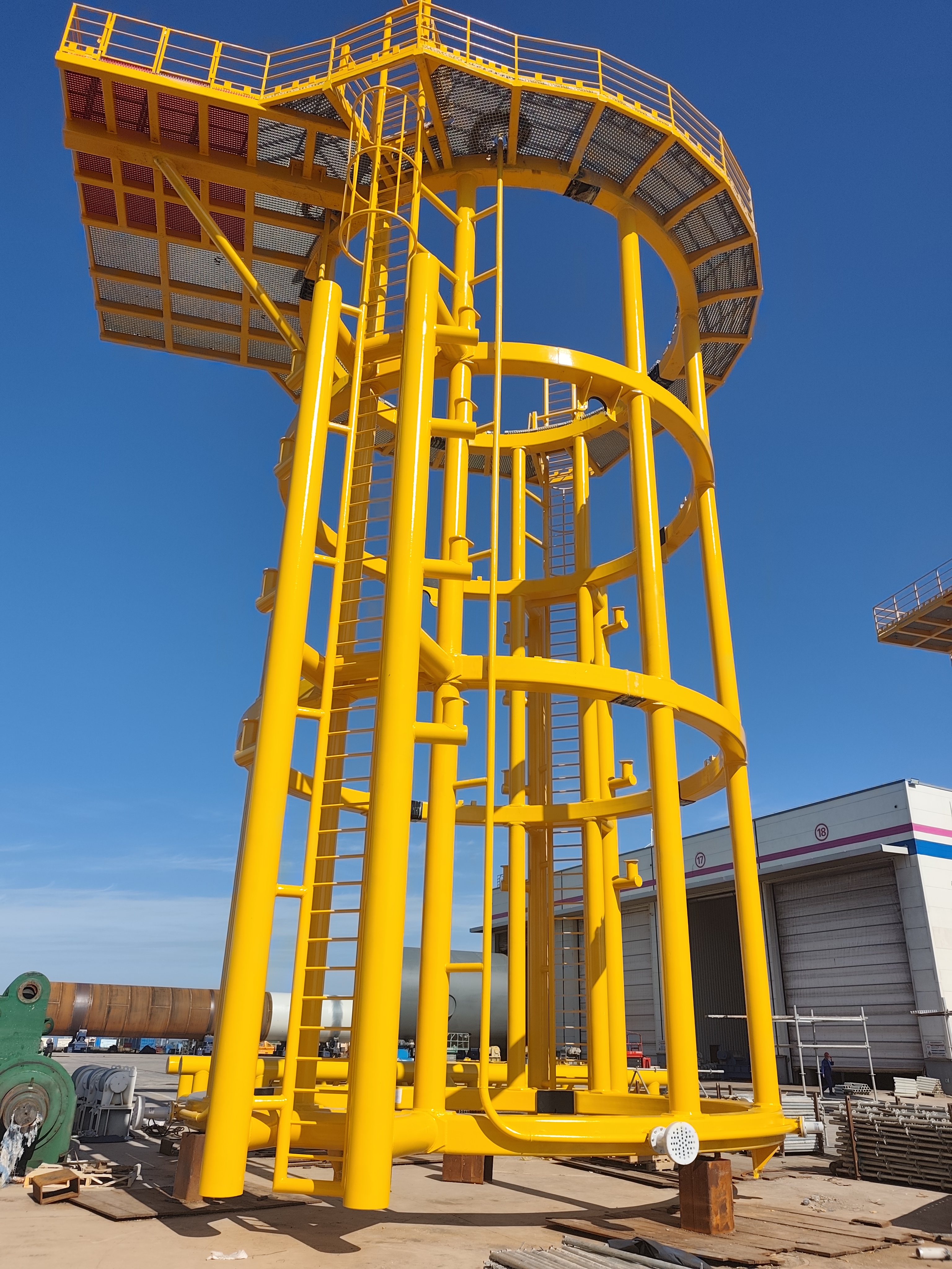 防腐公司圓滿完成祥云島250MW海上風(fēng)電首套鋼管樁防腐任務(wù)